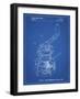 PP1027-Blueprint Sailboat Winch Patent Poster-Cole Borders-Framed Giclee Print