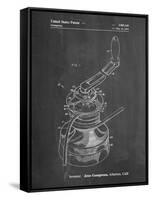 PP1027-Chalkboard Sailboat Winch Patent Poster-Cole Borders-Framed Stretched Canvas