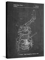 PP1027-Chalkboard Sailboat Winch Patent Poster-Cole Borders-Stretched Canvas
