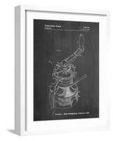 PP1027-Chalkboard Sailboat Winch Patent Poster-Cole Borders-Framed Giclee Print