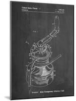 PP1027-Chalkboard Sailboat Winch Patent Poster-Cole Borders-Mounted Giclee Print