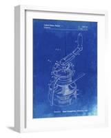 PP1027-Faded Blueprint Sailboat Winch Patent Poster-Cole Borders-Framed Giclee Print