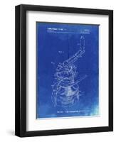 PP1027-Faded Blueprint Sailboat Winch Patent Poster-Cole Borders-Framed Premium Giclee Print