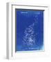 PP1027-Faded Blueprint Sailboat Winch Patent Poster-Cole Borders-Framed Premium Giclee Print