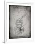 PP1027-Faded Grey Sailboat Winch Patent Poster-Cole Borders-Framed Giclee Print