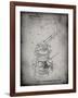 PP1027-Faded Grey Sailboat Winch Patent Poster-Cole Borders-Framed Giclee Print