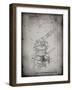 PP1027-Faded Grey Sailboat Winch Patent Poster-Cole Borders-Framed Giclee Print