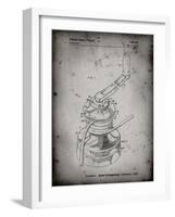 PP1027-Faded Grey Sailboat Winch Patent Poster-Cole Borders-Framed Giclee Print