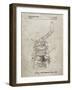 PP1027-Sandstone Sailboat Winch Patent Poster-Cole Borders-Framed Giclee Print