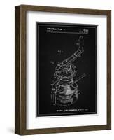 PP1027-Vintage Black Sailboat Winch Patent Poster-Cole Borders-Framed Giclee Print