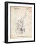 PP1027-Vintage Parchment Sailboat Winch Patent Poster-Cole Borders-Framed Giclee Print