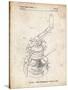 PP1027-Vintage Parchment Sailboat Winch Patent Poster-Cole Borders-Stretched Canvas