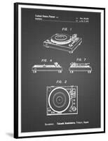 PP1028-Black Grid Sansui Turntable 1979 Patent Poster-Cole Borders-Framed Premium Giclee Print