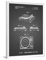 PP1028-Black Grid Sansui Turntable 1979 Patent Poster-Cole Borders-Framed Premium Giclee Print