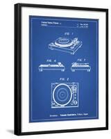 PP1028-Blueprint Sansui Turntable 1979 Patent Poster-Cole Borders-Framed Giclee Print