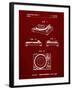 PP1028-Burgundy Sansui Turntable 1979 Patent Poster-Cole Borders-Framed Giclee Print