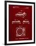 PP1028-Burgundy Sansui Turntable 1979 Patent Poster-Cole Borders-Framed Premium Giclee Print