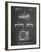 PP1028-Chalkboard Sansui Turntable 1979 Patent Poster-Cole Borders-Framed Giclee Print