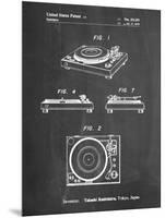 PP1028-Chalkboard Sansui Turntable 1979 Patent Poster-Cole Borders-Mounted Premium Giclee Print