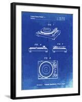 PP1028-Faded Blueprint Sansui Turntable 1979 Patent Poster-Cole Borders-Framed Giclee Print