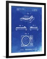 PP1028-Faded Blueprint Sansui Turntable 1979 Patent Poster-Cole Borders-Framed Premium Giclee Print