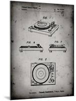 PP1028-Faded Grey Sansui Turntable 1979 Patent Poster-Cole Borders-Mounted Giclee Print