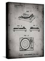 PP1028-Faded Grey Sansui Turntable 1979 Patent Poster-Cole Borders-Stretched Canvas