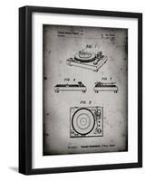 PP1028-Faded Grey Sansui Turntable 1979 Patent Poster-Cole Borders-Framed Giclee Print