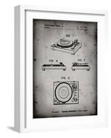 PP1028-Faded Grey Sansui Turntable 1979 Patent Poster-Cole Borders-Framed Giclee Print