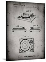 PP1028-Faded Grey Sansui Turntable 1979 Patent Poster-Cole Borders-Stretched Canvas
