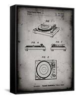 PP1028-Faded Grey Sansui Turntable 1979 Patent Poster-Cole Borders-Framed Stretched Canvas