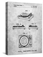 PP1028-Slate Sansui Turntable 1979 Patent Poster-Cole Borders-Stretched Canvas