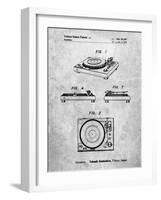 PP1028-Slate Sansui Turntable 1979 Patent Poster-Cole Borders-Framed Giclee Print