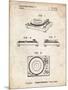 PP1028-Vintage Parchment Sansui Turntable 1979 Patent Poster-Cole Borders-Mounted Premium Giclee Print