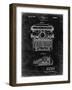 PP1029-Black Grunge School Typewriter Patent Poster-Cole Borders-Framed Giclee Print