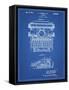 PP1029-Blueprint School Typewriter Patent Poster-Cole Borders-Framed Stretched Canvas