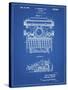 PP1029-Blueprint School Typewriter Patent Poster-Cole Borders-Stretched Canvas