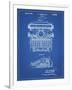 PP1029-Blueprint School Typewriter Patent Poster-Cole Borders-Framed Giclee Print