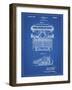 PP1029-Blueprint School Typewriter Patent Poster-Cole Borders-Framed Giclee Print