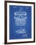 PP1029-Blueprint School Typewriter Patent Poster-Cole Borders-Framed Giclee Print
