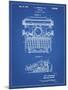 PP1029-Blueprint School Typewriter Patent Poster-Cole Borders-Mounted Giclee Print