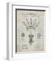 PP1031-Antique Grid Parchment Screw Clamp 1880  Patent Poster-Cole Borders-Framed Premium Giclee Print