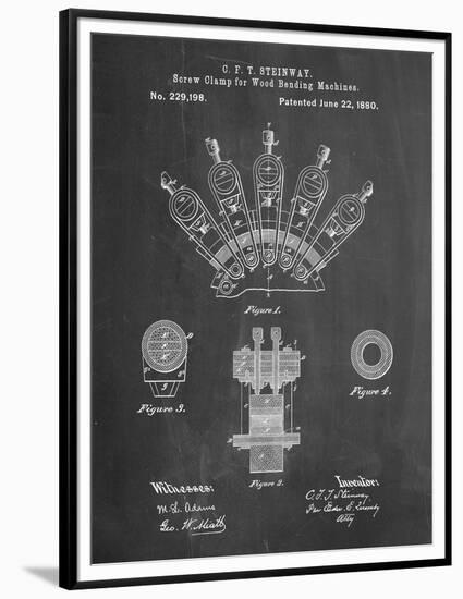 PP1031-Chalkboard Screw Clamp 1880  Patent Poster-Cole Borders-Framed Premium Giclee Print