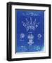 PP1031-Faded Blueprint Screw Clamp 1880  Patent Poster-Cole Borders-Framed Giclee Print