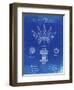 PP1031-Faded Blueprint Screw Clamp 1880  Patent Poster-Cole Borders-Framed Premium Giclee Print