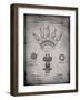 PP1031-Faded Grey Screw Clamp 1880  Patent Poster-Cole Borders-Framed Giclee Print