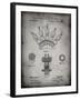 PP1031-Faded Grey Screw Clamp 1880  Patent Poster-Cole Borders-Framed Giclee Print