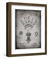 PP1031-Faded Grey Screw Clamp 1880  Patent Poster-Cole Borders-Framed Giclee Print