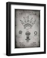 PP1031-Faded Grey Screw Clamp 1880  Patent Poster-Cole Borders-Framed Giclee Print