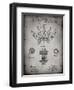 PP1031-Faded Grey Screw Clamp 1880  Patent Poster-Cole Borders-Framed Giclee Print